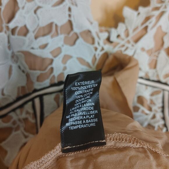 Design Lab Size Large L Ice Blue Lace Nude Detailing NWT NEW Dress Preppy Weddin - Picture 5 of 12